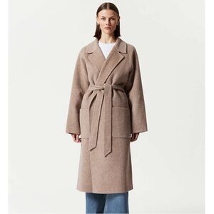 & Other Stories Tan Belted Coat